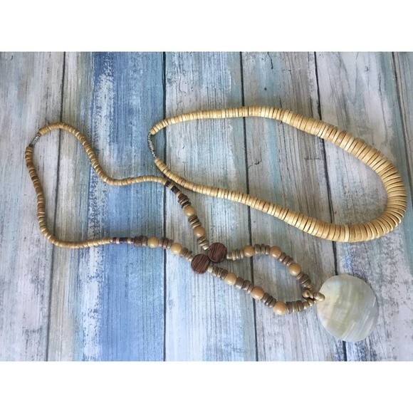 Set of 2 Brown Necklaces - Picture 3 of 3